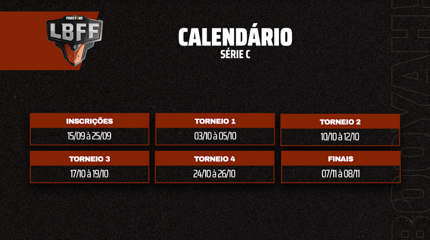 Calendário da Série C da LBFF
