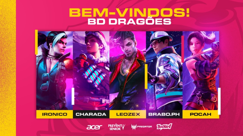 A Dragões, time de emuladores da Black Dragons, promoveu uma grande reformulação no elenco na última terça-feira (27).