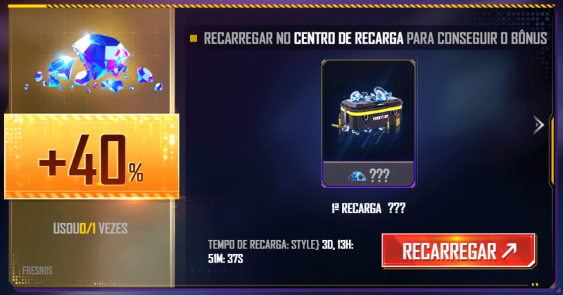 COMO RECARREGAR DIAMANTES NO FREEFIRE PELO SITE RECARGA JOGO