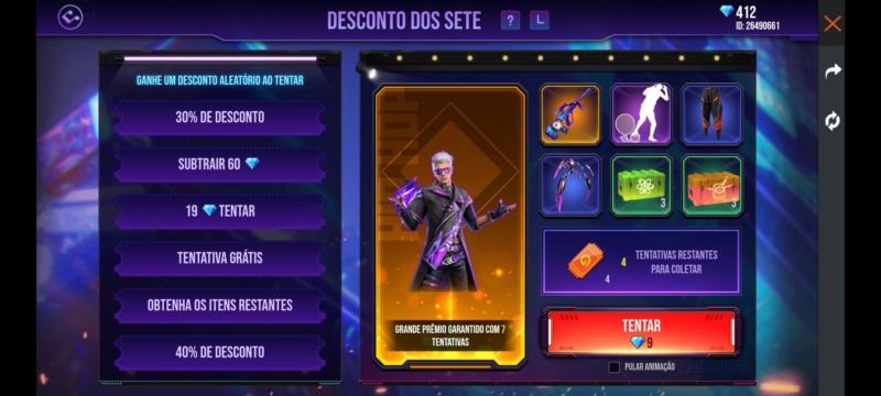 Free Fire: Desconto dos Sete chega com conjunto Insanidade Hacker, free  fire